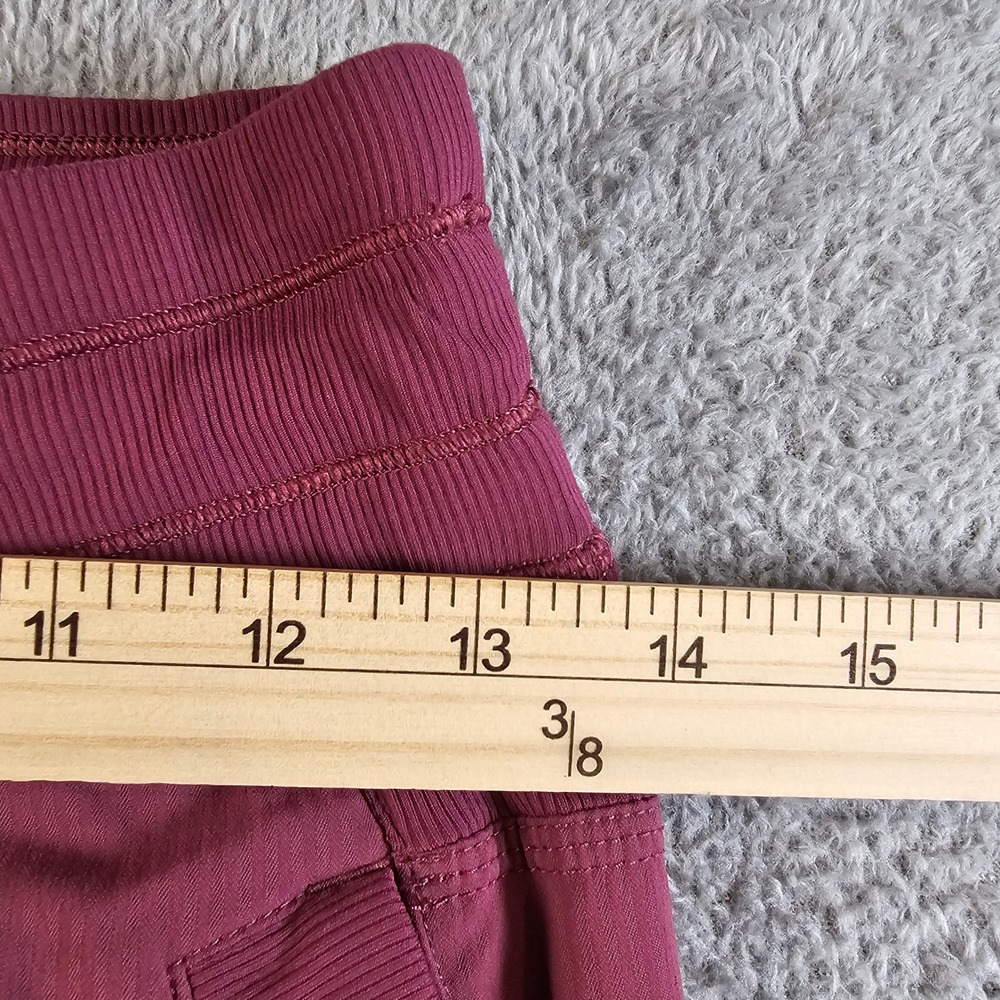 Lululemon Beyond the Studio Pant Berry Burgundy Size 4 Mid Rise Joggers - Picture 5 of 7